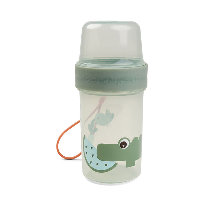 Done By Deer 2 WAY SNACK CONTAINER birdee sand 150 ml 320 ml