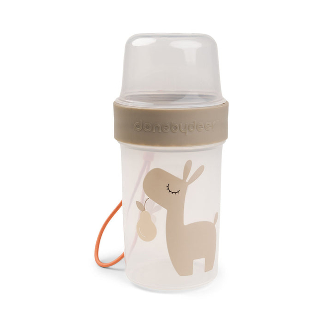 Done By Deer 2 WAY SNACK CONTAINER lalee sand 150 ml 320 ml