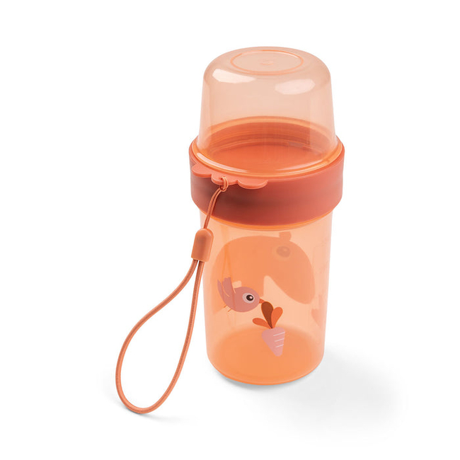 Done By Deer 2 WAY SNACK CONTAINER ozzo papaya 150 ml 320 ml