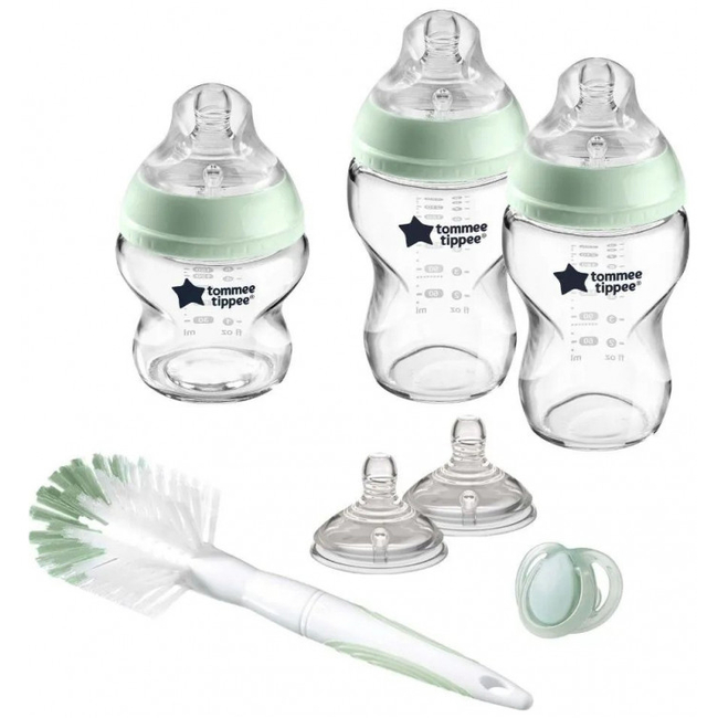 Tommee Tippee Closer To Nature Σετ Γυάλινα Μπιμπερό 8 Τεμαχίων για Νεογέννητα BPA Free 42245055