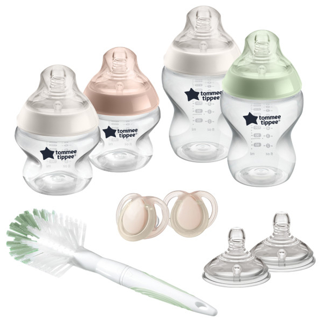 Tommee Tippee Closer To Nature Bottle Set 9 Pieces Clear 42357355