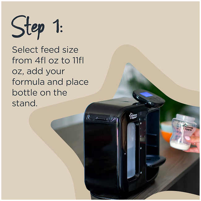 Tommee Tippee Perfect Prep Day & Night Συσκευή Προετοιμασίας Γάλακτος Black 5010415237460