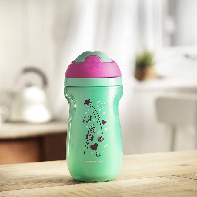 Tommee Tippee Sippee Drinking Cup Εκπαιδευτικό κύπελλο 12+ μηνών 260ml - Pink (471581)