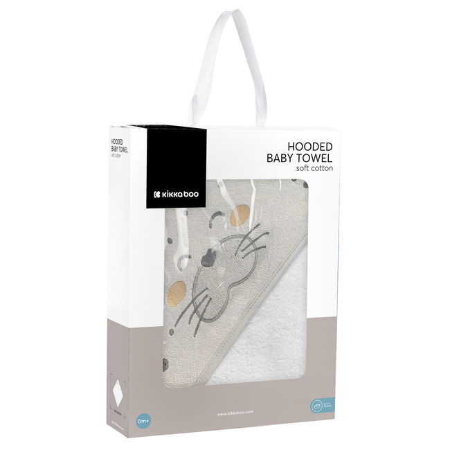 Kikka Boo Απαλή Πετσέτα με κουκούλα 90/90 cm Seally Me 31104010071