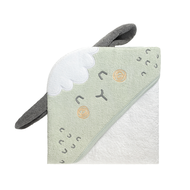 Kikka Boo Hooded towel terry 90/90 cm Sleepy Sheep 31104010069