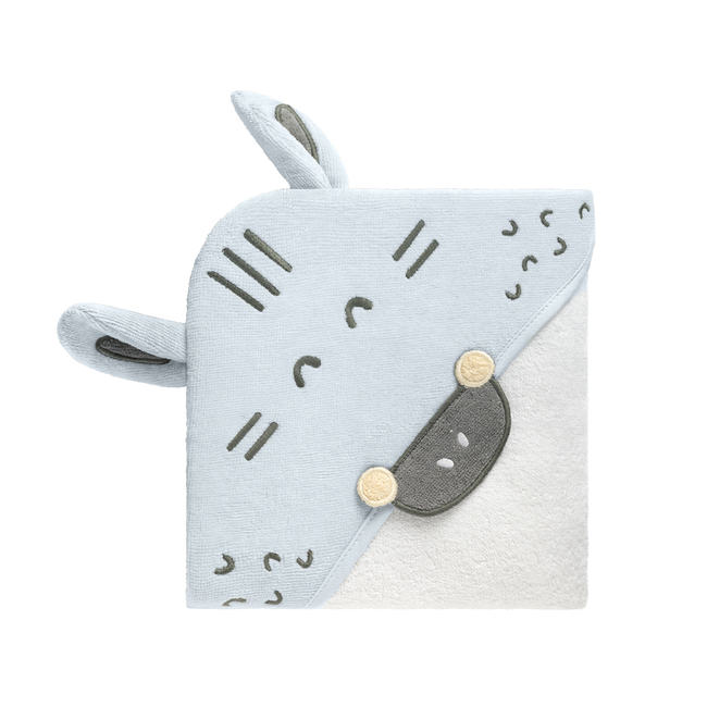 Kikka Boo Hooded towel terry 90/90 cm Stripy Friends 31104010070