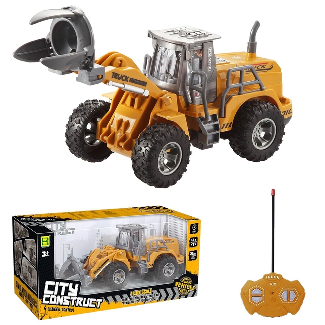Toymarkt Remote Controlled Excavator Yellow 68-766