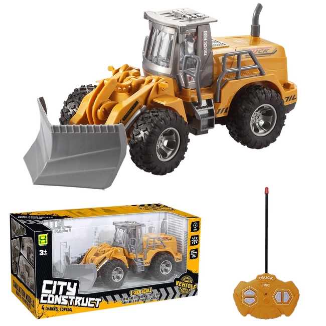 Toymarkt Remote Control Bulldozer Yellow 68-764