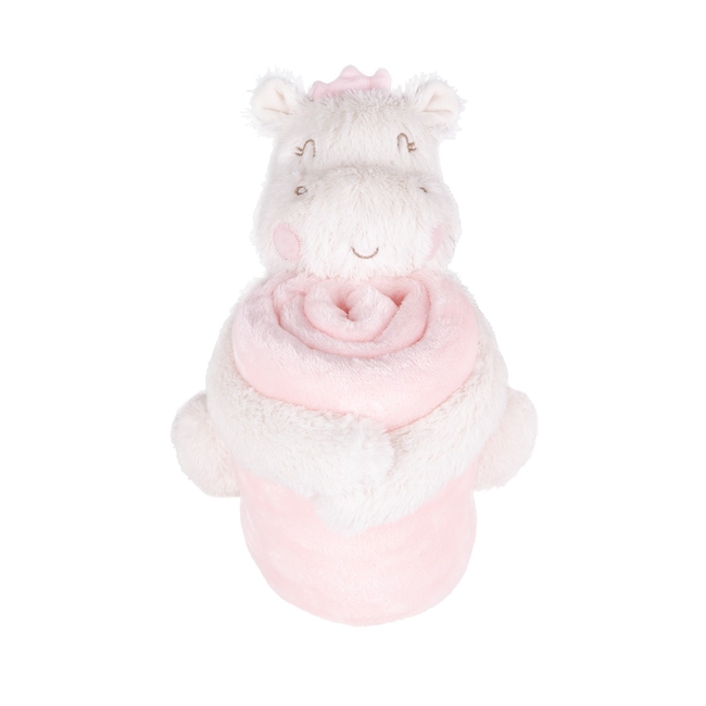 Kikka Boo Toy+blanket gift set Hippo Dreams 31103020115