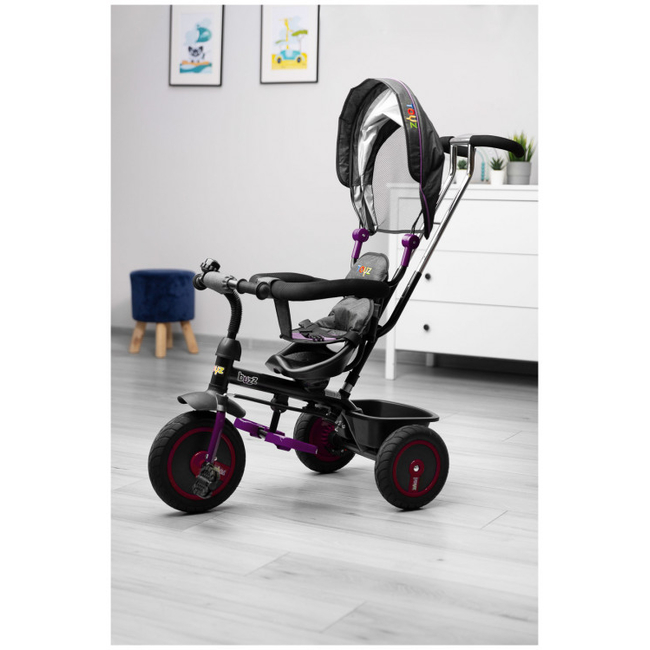 Toyz Caretero Buzz Τρίκυκλο Ποδήλατο με Αναστρέψιμο Κάθισμα & Αξεσουάρ Purple TOYZ-0332