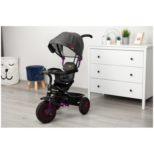 Toyz Caretero Buzz Τρίκυκλο Ποδήλατο με Αναστρέψιμο Κάθισμα & Αξεσουάρ Purple TOYZ-0332