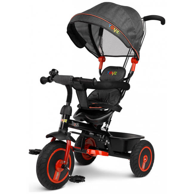 Toyz Caretero Buzz Τρίκυκλο Ποδήλατο με Αναστρέψιμο Κάθισμα & Αξεσουάρ Red TOYZ-0333