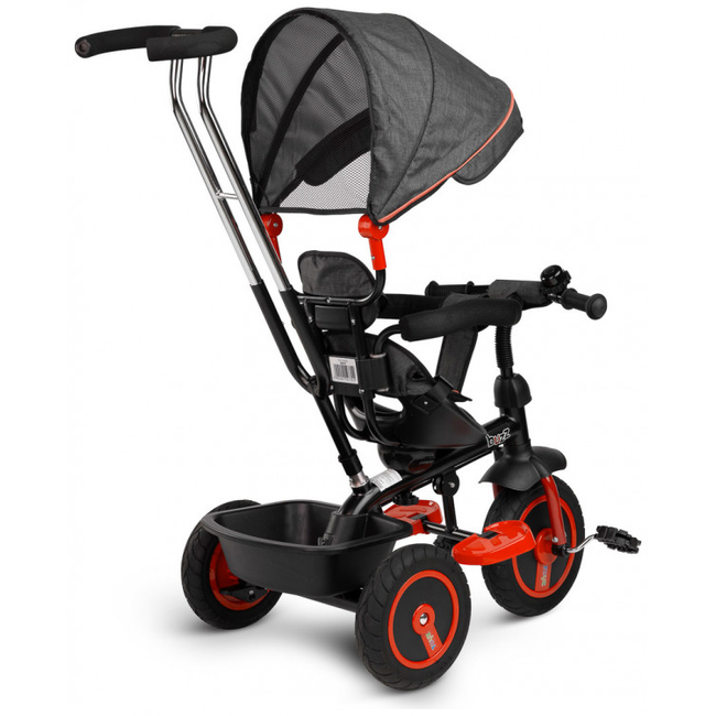 Toyz Caretero Buzz Τρίκυκλο Ποδήλατο με Αναστρέψιμο Κάθισμα & Αξεσουάρ Red TOYZ-0333