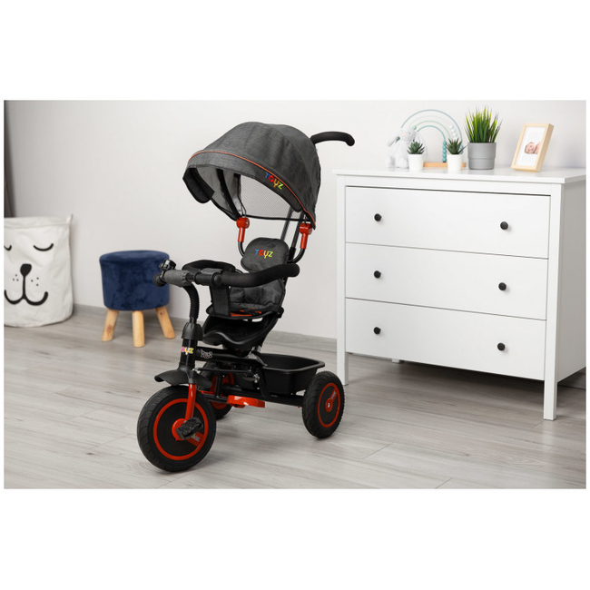 Toyz Caretero Buzz Τρίκυκλο Ποδήλατο με Αναστρέψιμο Κάθισμα & Αξεσουάρ Red TOYZ-0333