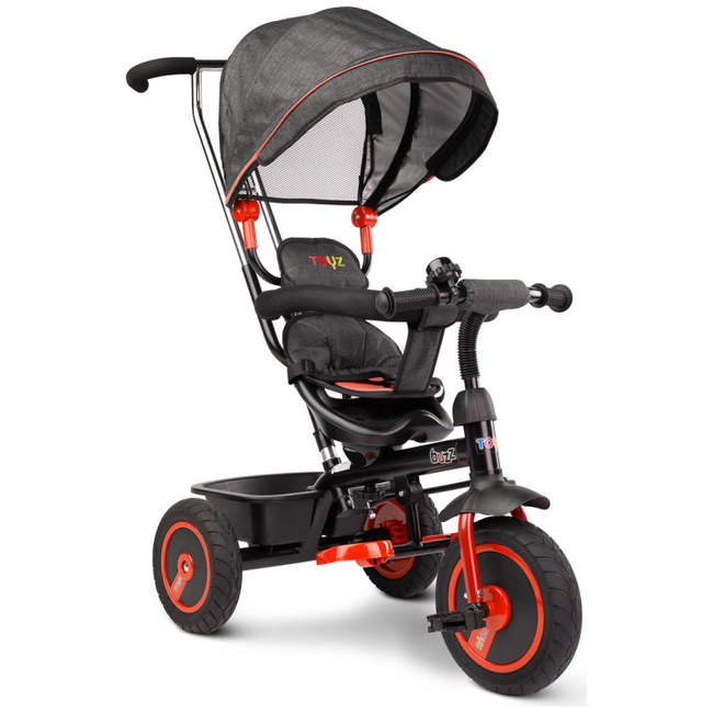 Toyz Caretero Buzz Τρίκυκλο Ποδήλατο με Αναστρέψιμο Κάθισμα & Αξεσουάρ Red TOYZ-0333