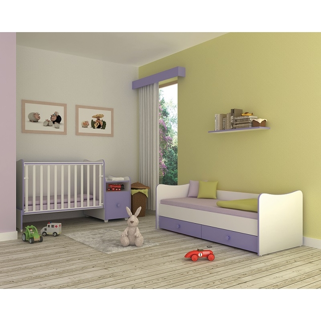 Lorelli Trend Plus Πολυμορφικό Κρεβάτι - White Artwood (10150400030A)
