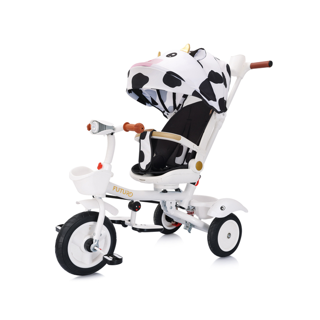 TRICYCLE WITH CANOPY 360 SEAT "FUTURO" COW
