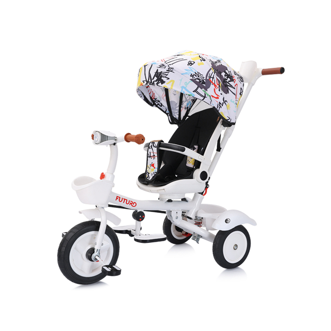 TRICYCLE WITH CANOPY 360 SEAT "FUTURO" Graffity TRKFU0232GF