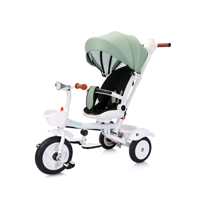 TRICYCLE WITH CANOPY 360 SEAT "FUTURO" Green TRKFU0234GR