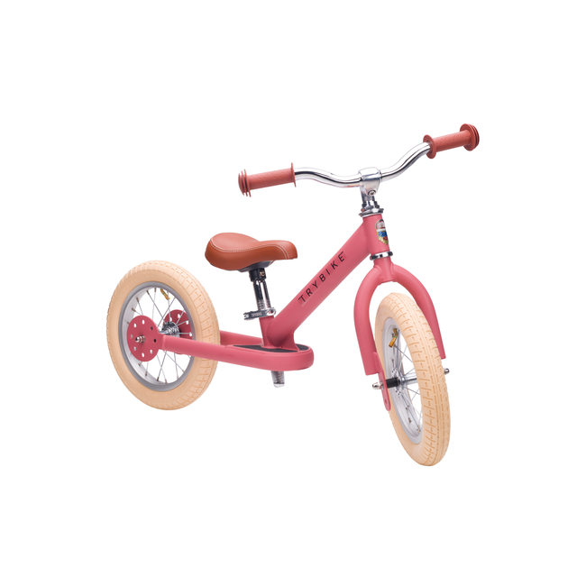 Trybike Ποδήλατο Ισορροπίας Vintage 15+ μηνών Ροζ ματ TBS-2-PNK-M-VIN