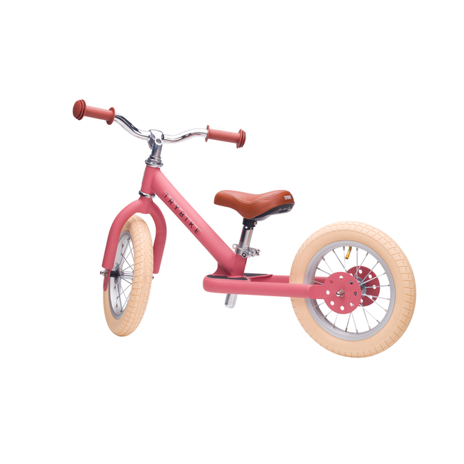 Trybike Ποδήλατο Ισορροπίας Vintage 15+ μηνών Ροζ ματ TBS-2-PNK-M-VIN