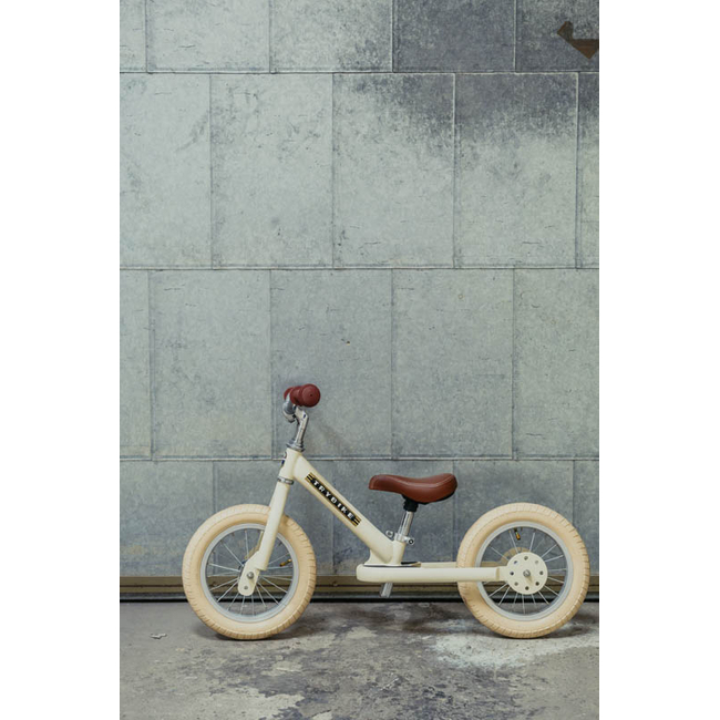 Trybike 2 in 1 Τρίκυκλο που μετατρέπεται σε ποδήλατο ισορροπίας Vintage Κρεμ Ματ