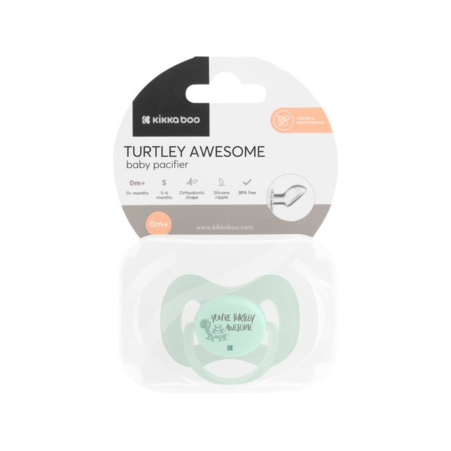 Kikka Boo Pacifier 0-6m Turtley Awesome Mint 31303010060
