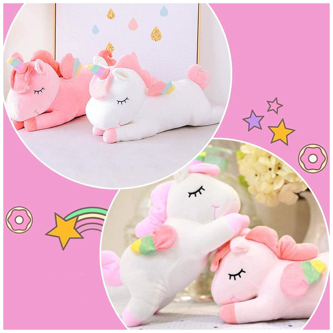 Plush Unicorn 30cm - White