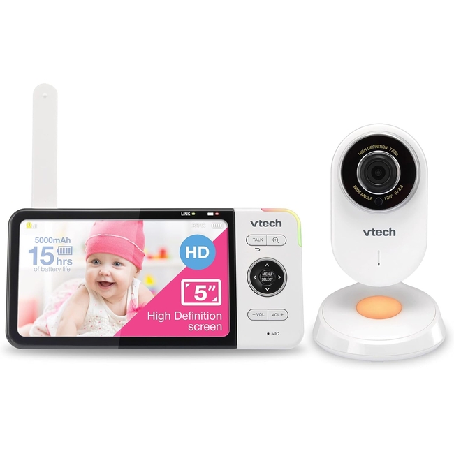 VTech BM818 Ενδοεπικοινωνία Μωρού – Οθόνη 5″ HD με Νυχτερινό Φως & Μελωδίες