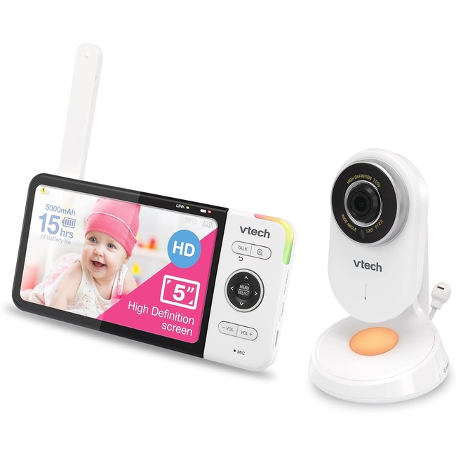 VTech BM818 Ενδοεπικοινωνία Μωρού – Οθόνη 5″ HD με Νυχτερινό Φως & Μελωδίες
