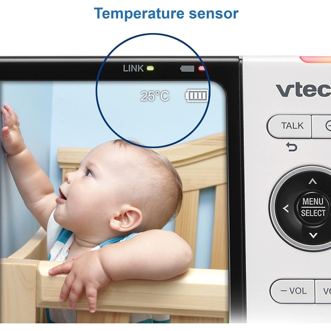 VTech BM818 Ενδοεπικοινωνία Μωρού – Οθόνη 5″ HD με Νυχτερινό Φως & Μελωδίες