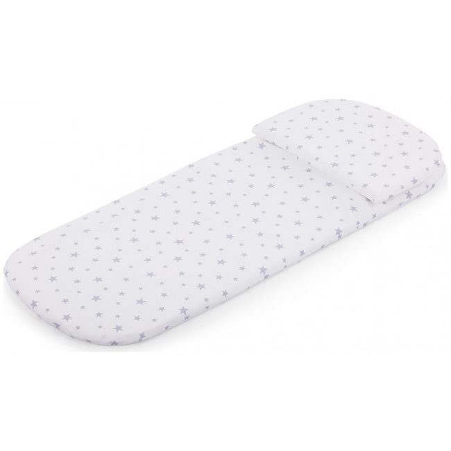 Chipolino Universal foam mattress and pillow for baby stroller Grey Stars VVMAT02104GRST