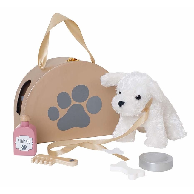 Jabadabado: Wooden Toy Suitcase with a dog JB-W7191