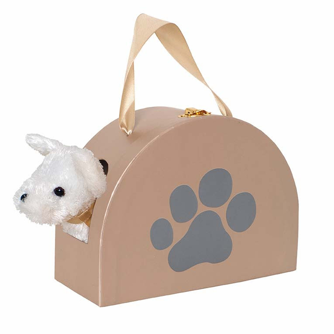 Jabadabado: Wooden Toy Suitcase with a dog JB-W7191