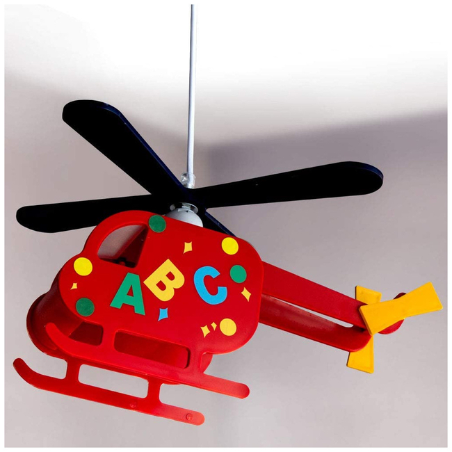 Wonderlamp Ceiling Light For Children's Room Helicopter W-A000122