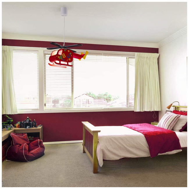 Wonderlamp Ceiling Light For Children's Room Helicopter W-A000122