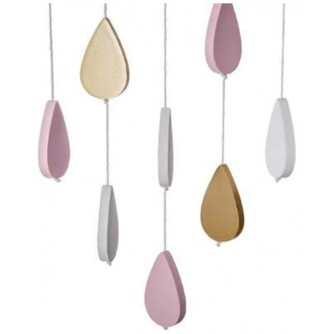 MDF Cloud hanging room decoration - Pink