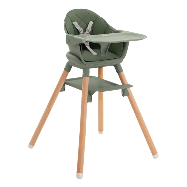 Kikka Boo Woody 2σε1 Παιδικό καρεκλάκι Φαγητού Green 2024 31004010175 (Δώρο Μπολ Φαγητού με κουταλάκι)
