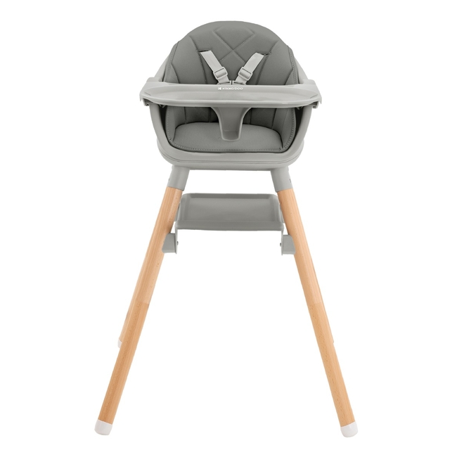 Kikka Boo Woody 2σε1 Παιδικό καρεκλάκι Φαγητού Grey 2024 31004010173 (Δώρο Μπολ Φαγητού με κουταλάκι)