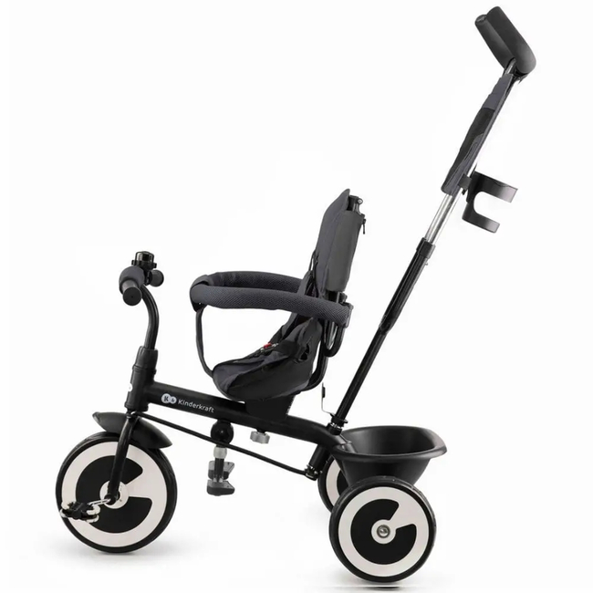 KinderKraft Aston Παιδικό Τρίκυκλο Ποδήλατο με Αναστρέψιμο Κάθισμα 9+ μηνών Malachite Grey KRASTO00GRY0000