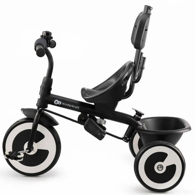 KinderKraft Aston Παιδικό Τρίκυκλο Ποδήλατο με Αναστρέψιμο Κάθισμα 9+ μηνών Malachite Grey KRASTO00GRY0000
