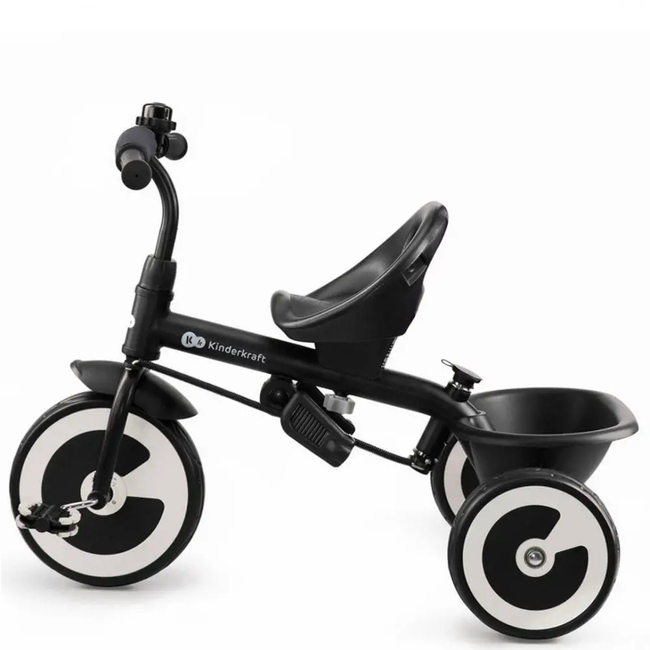 KinderKraft Aston Παιδικό Τρίκυκλο Ποδήλατο με Αναστρέψιμο Κάθισμα 9+ μηνών Malachite Grey KRASTO00GRY0000
