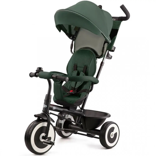 KinderKraft Aston Παιδικό Τρίκυκλο Ποδήλατο με Αναστρέψιμο Κάθισμα 9+ μηνών Mystic Green KRASTO00GRE0000