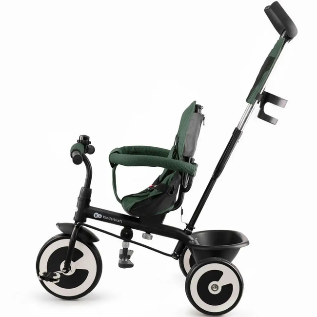 KinderKraft Aston Παιδικό Τρίκυκλο Ποδήλατο με Αναστρέψιμο Κάθισμα 9+ μηνών Mystic Green KRASTO00GRE0000
