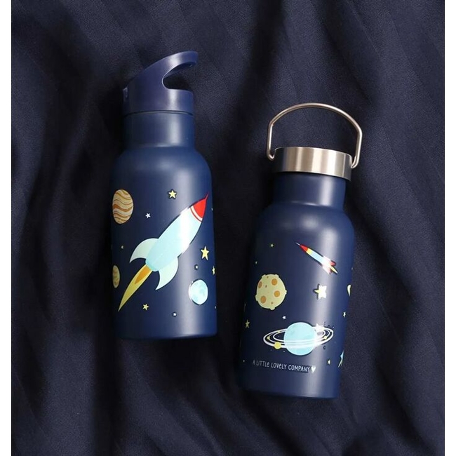 A Little Lovely Company: Μπουκάλι με διπλό τοίχωμα από ανοξείδωτο ατσάλι 350ml Space DBSSSP39