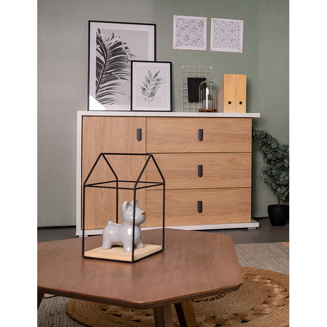 Συρταριέρα 135x90x41cm SIMI MS-05