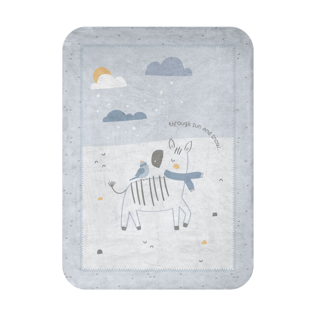 Kikka Boo Σούπερ μαλακή κουβέρτα 80/110 cm Stripy Friends 31103020151