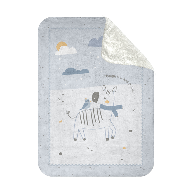 Kikka Boo Σούπερ μαλακή κουβέρτα 80/110 cm Stripy Friends 31103020153
