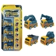 Toymarkt Pull Back Construction Vehicles on a Card 14x30x3cm