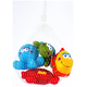 Akuku Bath Toys Παιχνίδια Μπάνιου Μπουγελοφατσάκια (5 τμχ) A0363